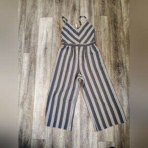 Xhilaration Striped Sleeveless Jumpsuit
